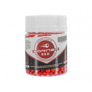 Шарики ВВ стальные цветные "Borner Color" Red кал. 4,5 мм (500 шт)