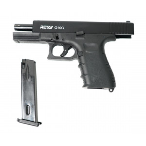 СХП Охолощенный пистолет Retay G19C Glock, кал. 9 мм СХП Охолощенный пистолет Retay G19C Glock, кал. 9 мм