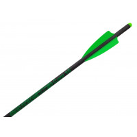 Стрела арбалетная карбоновая Centershot Toxic Carbon 16" Half Moon Nock Стрела арбалетная карбоновая Centershot Toxic Carbon 16" Half Moon Nock