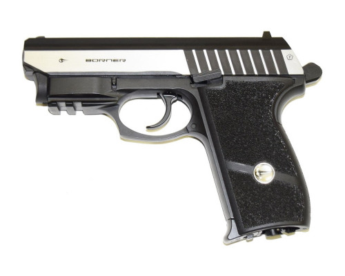 Пневматический пистолет Borner Panther 801, с ЛЦУ